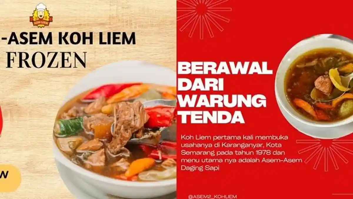 5 Makan Siang yang Super Enak di Semarang, Ada Asem-Asem Koh Liem Rasanya Asam Manis dan Gurih