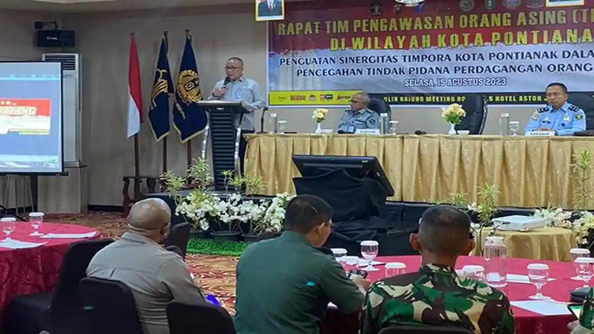 Rakor Tim Pora Pontianak Bahas Kalbar Rentan Kejahatan Transnasional dan TPPO