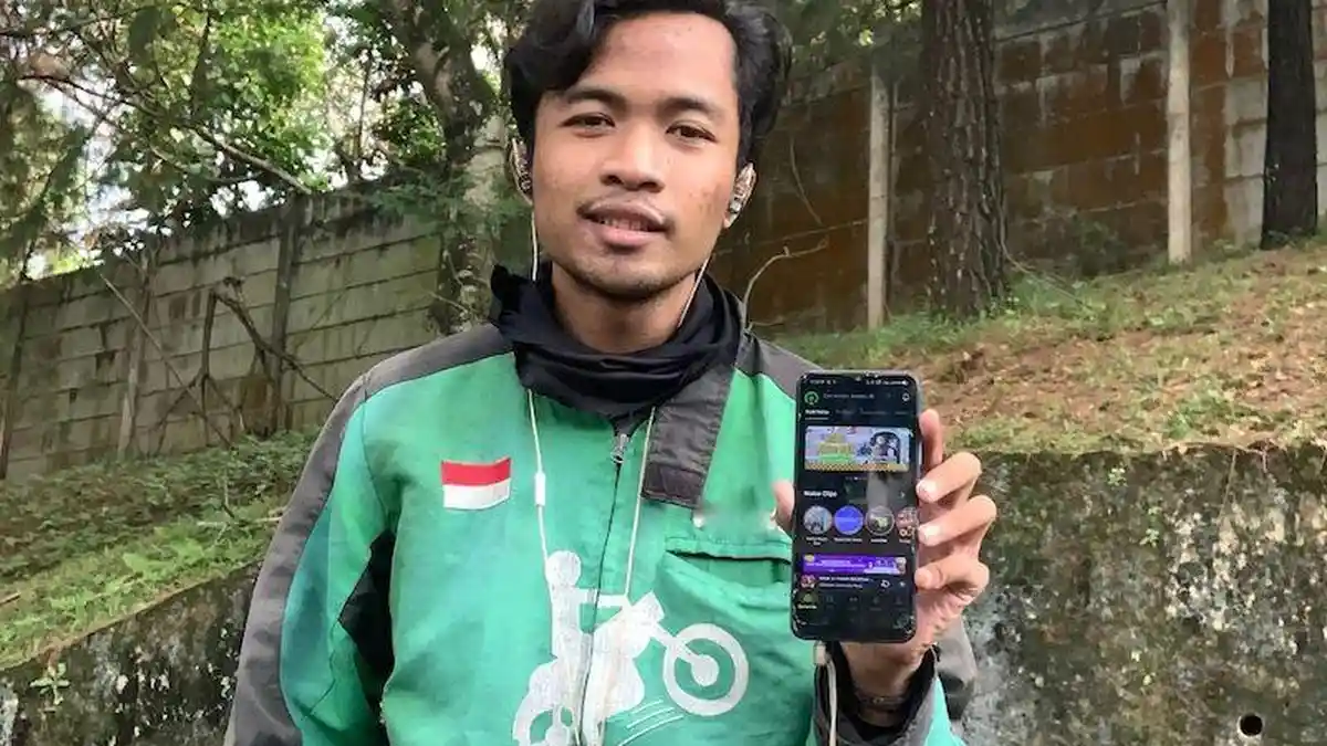 Jadi Konten Kreator, Driver Ojol Dapatkan Hampir 8 Juta Rupiah Sebulan
