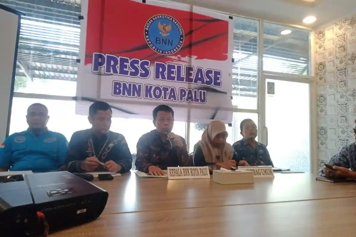 BNNK Palu Tes Urine 1.164 Orang Januari-Oktober 2023, Temukan 21 Orang Positif