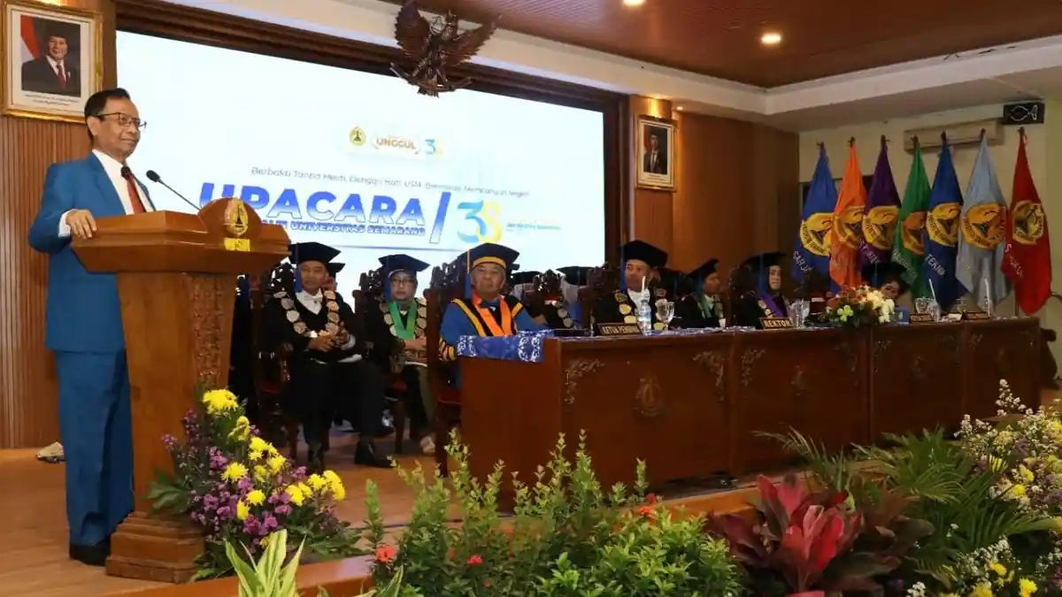 USM Rayakan HUT ke-38, Mahfud MD Tekankan Pentingnya Nasionalisme di Kampus