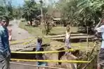 Gorong-gorong di Desa Prabumenang Ambles, Akses Jalan PALI–Sekayu Terganggu
