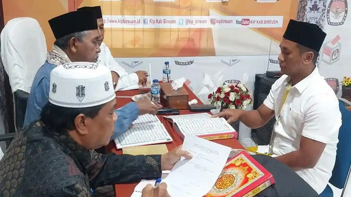 48 Bacaleg Bireuen Ikut Uji Mampu Baca Alquran