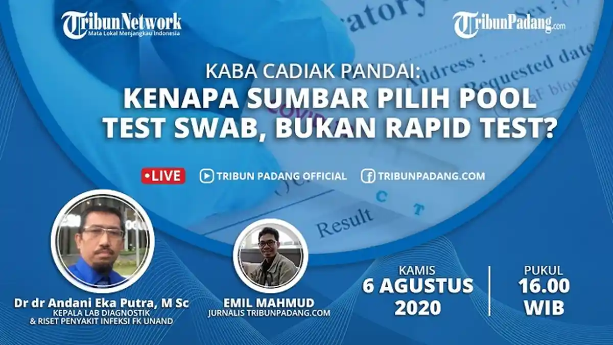 Jumlah Kasus Positif Covid-19 di Sumbar Melonjak, Dokter Andani: Hal Paling Penting Bukan Jumlah