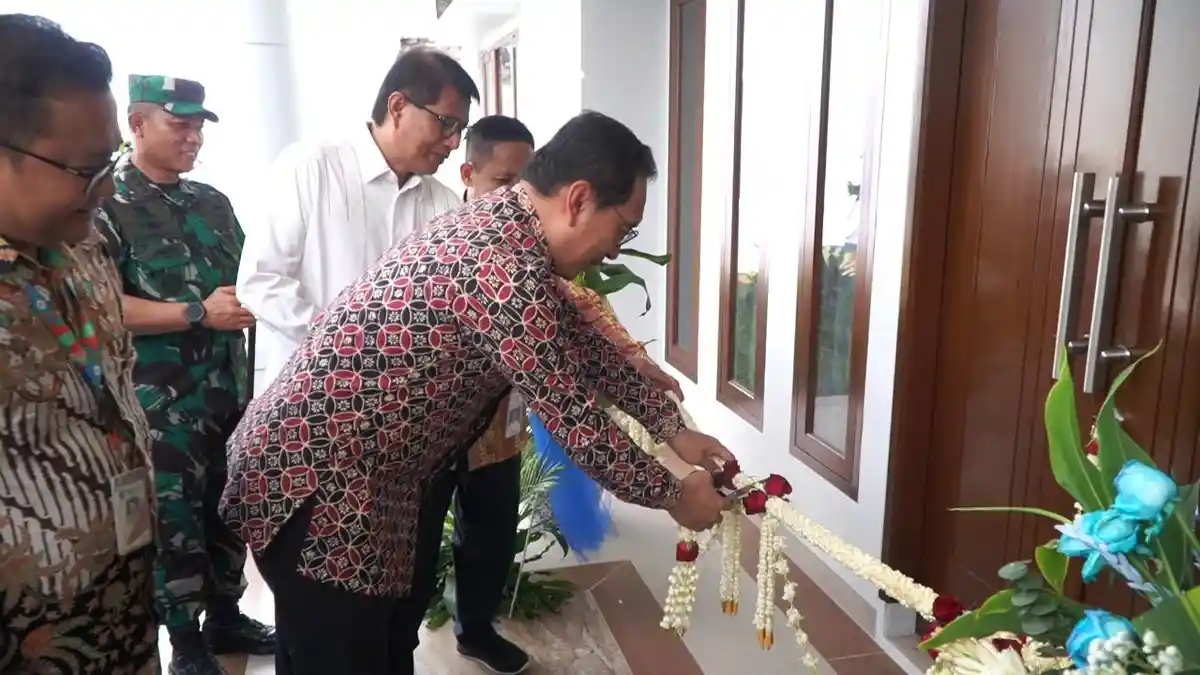 Dirjen Hubla Resmikan Dua Unit Rumah Dinas di Jakarta Pusat