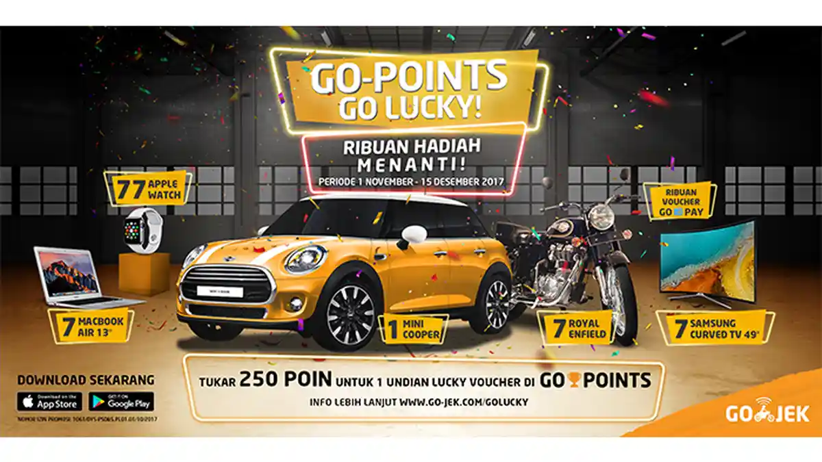 Pelanggan GO-JEK? Kini Kamu Berkesempatan Raih Mini Cooper! Begini Caranya