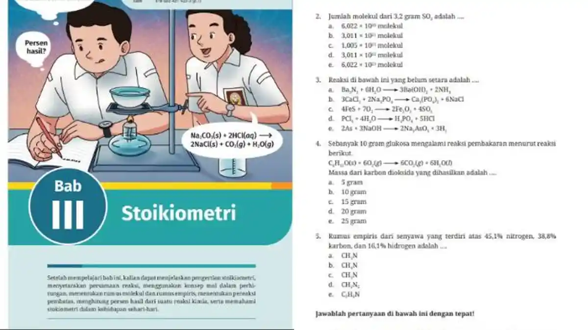Kunci Jawaban Kimia Kelas 11 Halaman 86 - 88 Kurikulum Merdeka Bab 3 ...