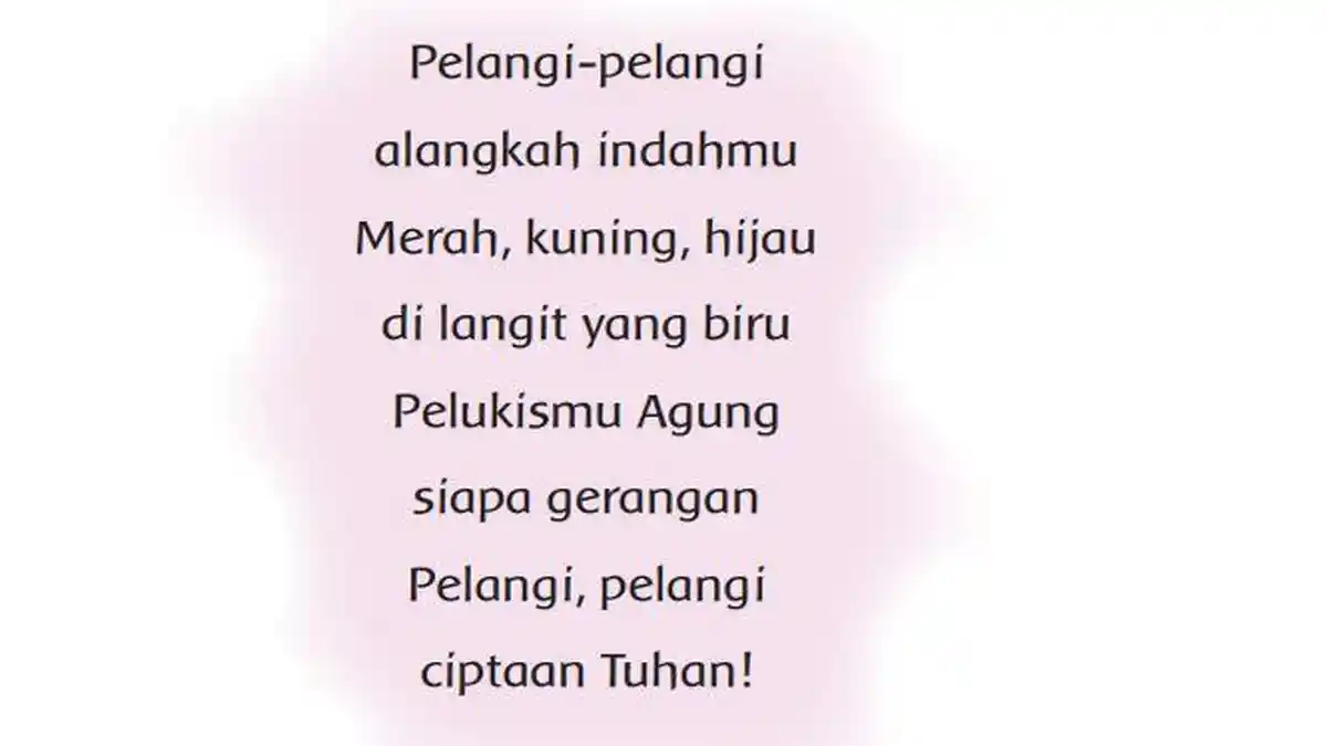 Kunci Jawaban Tema 5 Kelas 2 Halaman 11 12: Panjang dan Pendek Bunyi Lagu Pelangi-Pelangi
