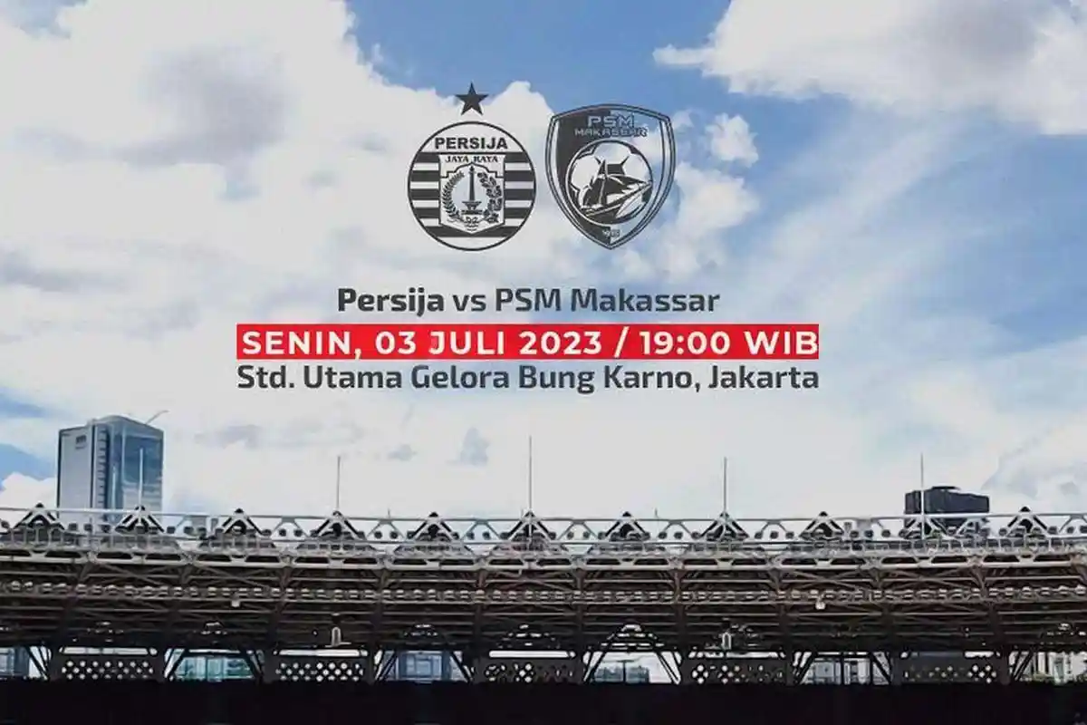 Jadwal Liga 1 2023-2024 Hari Ini Persija vs PSM 19.00 WIB, Persik vs Borneo FC 15.00 WIB