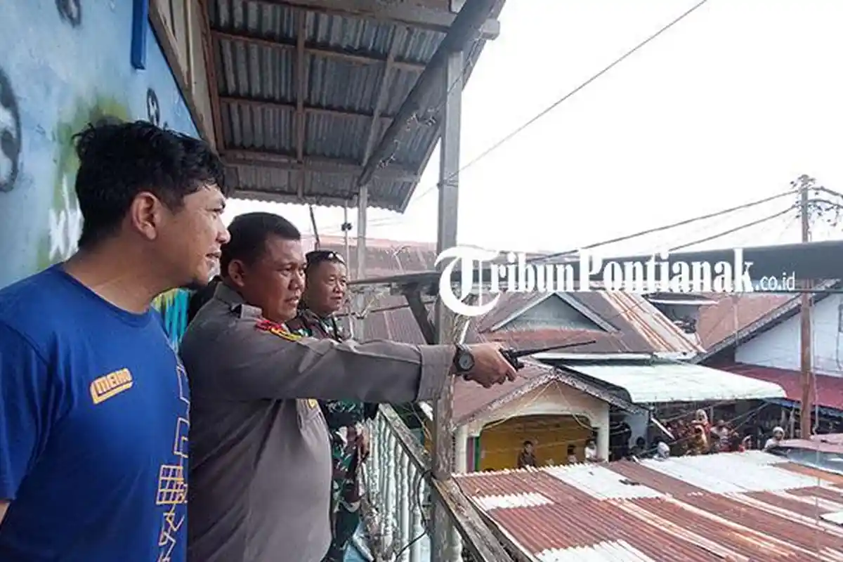 Polisi Pastikan Kebakaran di Kampung Beting Pontianak Tidak Ada Korban Jiwa