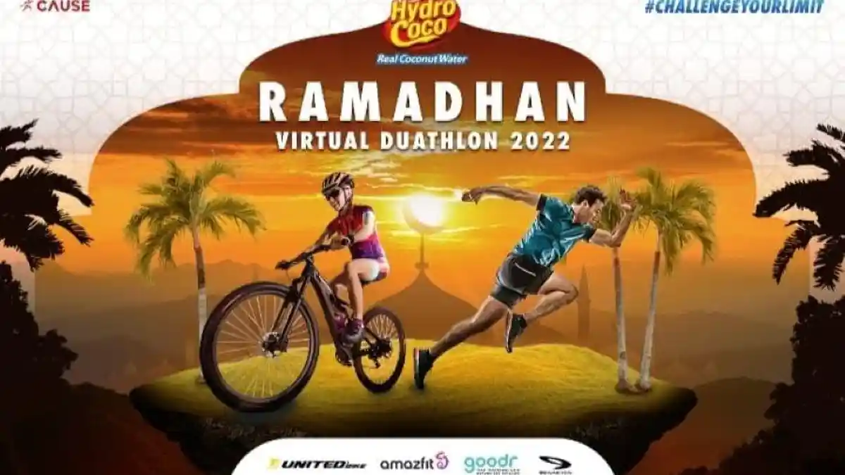 10 Ribu Peserta Sudah Siap Ikuti Hydro Coco Ramadhan Virtual Duathlon 2022