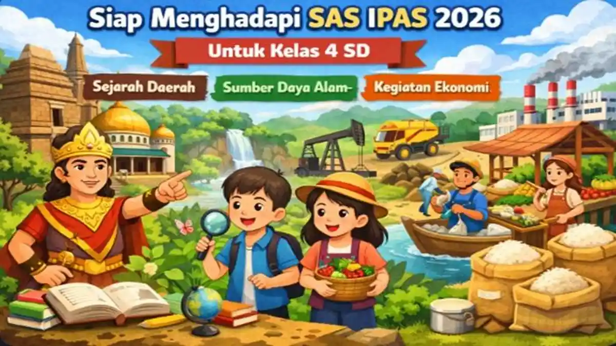 40 Soal SAS IPAS Kelas 4 SD Semester 2 Kurikulum Merdeka 2026, Lengkap Kunci Jawaban