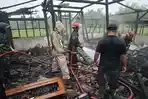 Ngeri Rumah Warga Banjarejo Blora Ludes Terbakar Tersambar Petir