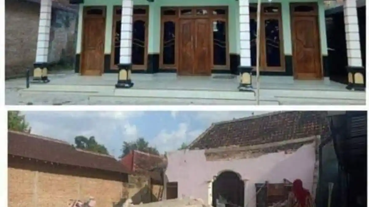 Dapat Kabar Suami Selingkuh di Taiwan, Istri TKI di Madiun Ini Robohkan Rumah Mereka