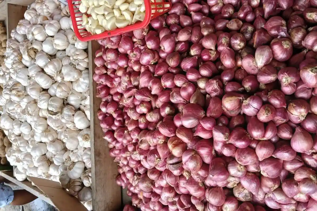 Harga Bawang di Kota Sorong Turun, Pedagang Ungkap Penyebabnya