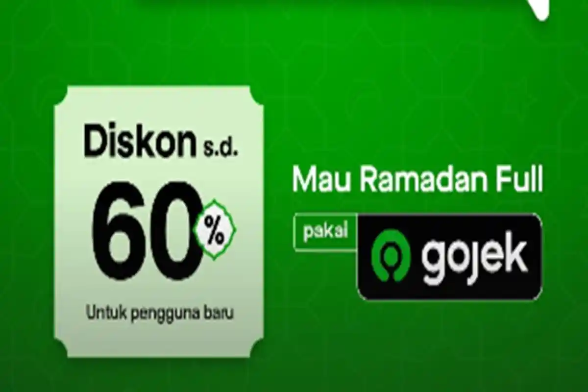 16 Kode Promo Gojek Spesial Lebaran 3 April 2025, Diskon GoCar 60 Persen, GoFood 75 Persen