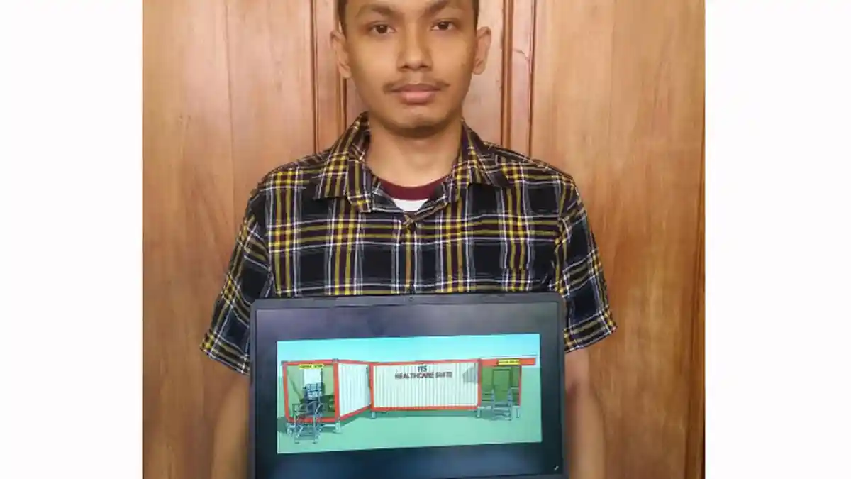 Soroti Membludaknya Pasien Covid-19 di RS, Mahasiswa ITS Rancang SEPIA 'Pengendali Kondisi Udara'