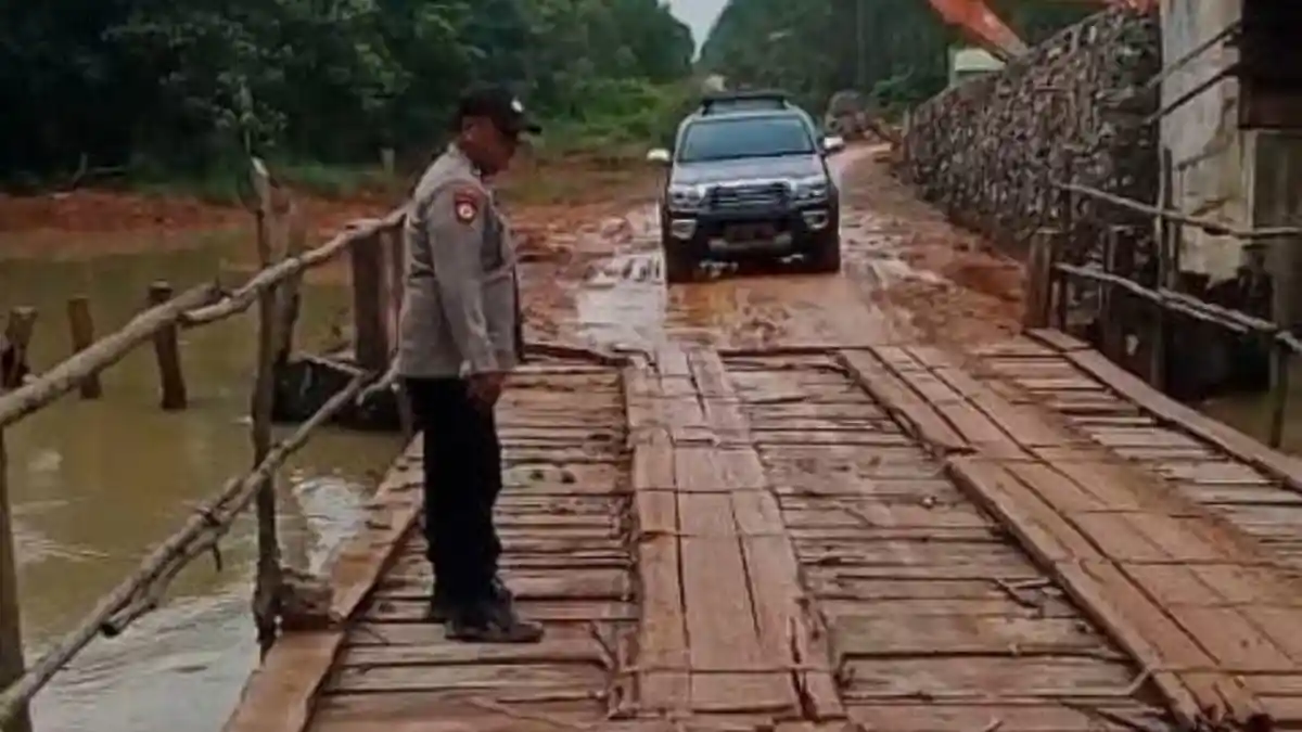 Ada Jembatan Sering Terendam Banjir, Pengendara Diimbau Waspada Saat Melintas Jalur Pali-Musi Rawas