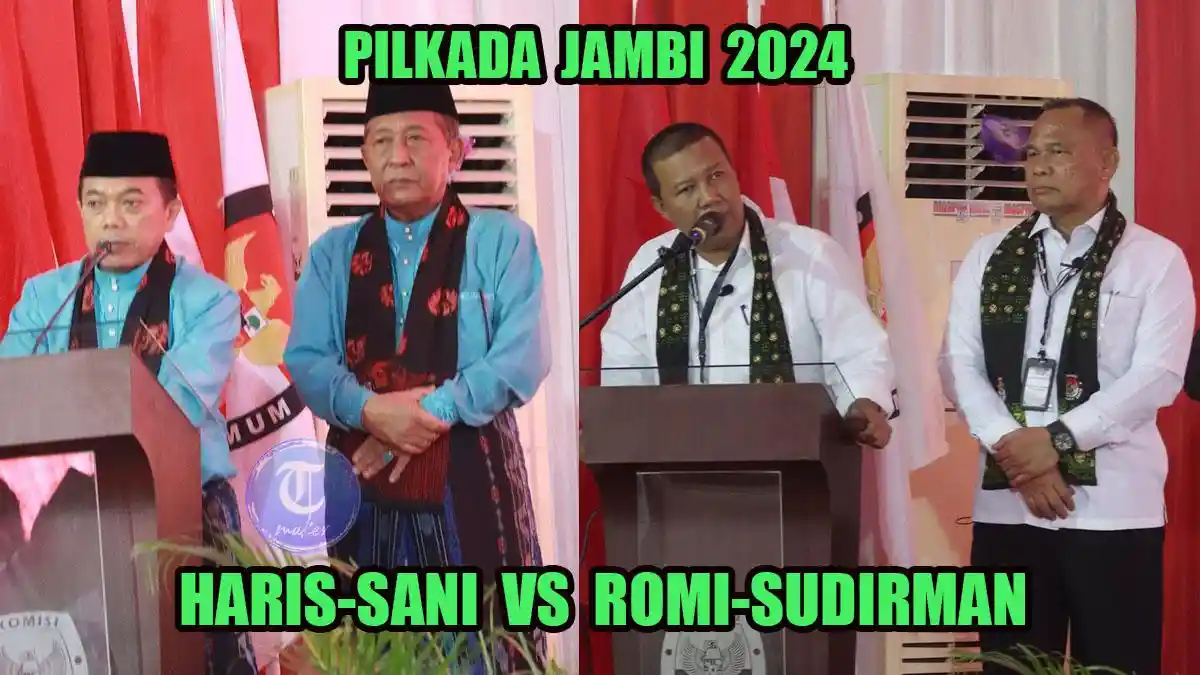 Cek Elektabilitas Al Haris-Abdullah Sani vs Romi-Sudirman di Pilkada Jambi 2024, Siapa Terkuat?
