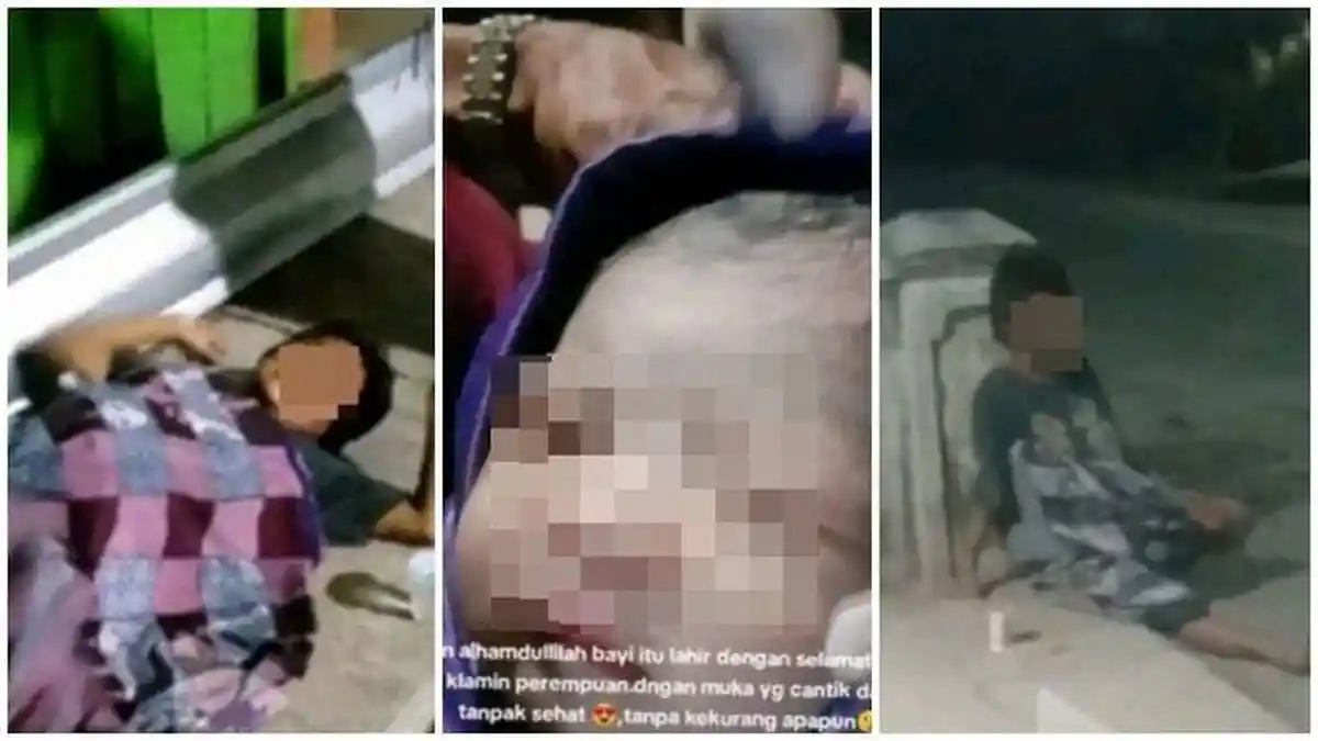 Viral Sosok ODGJ Merintih Kesakitan Mau Lahiran di Pinggir Jalan Lampung, Warga Panik