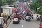 Ratusan Buruh Tolak UU Omnibus Law Kembali Aksi 