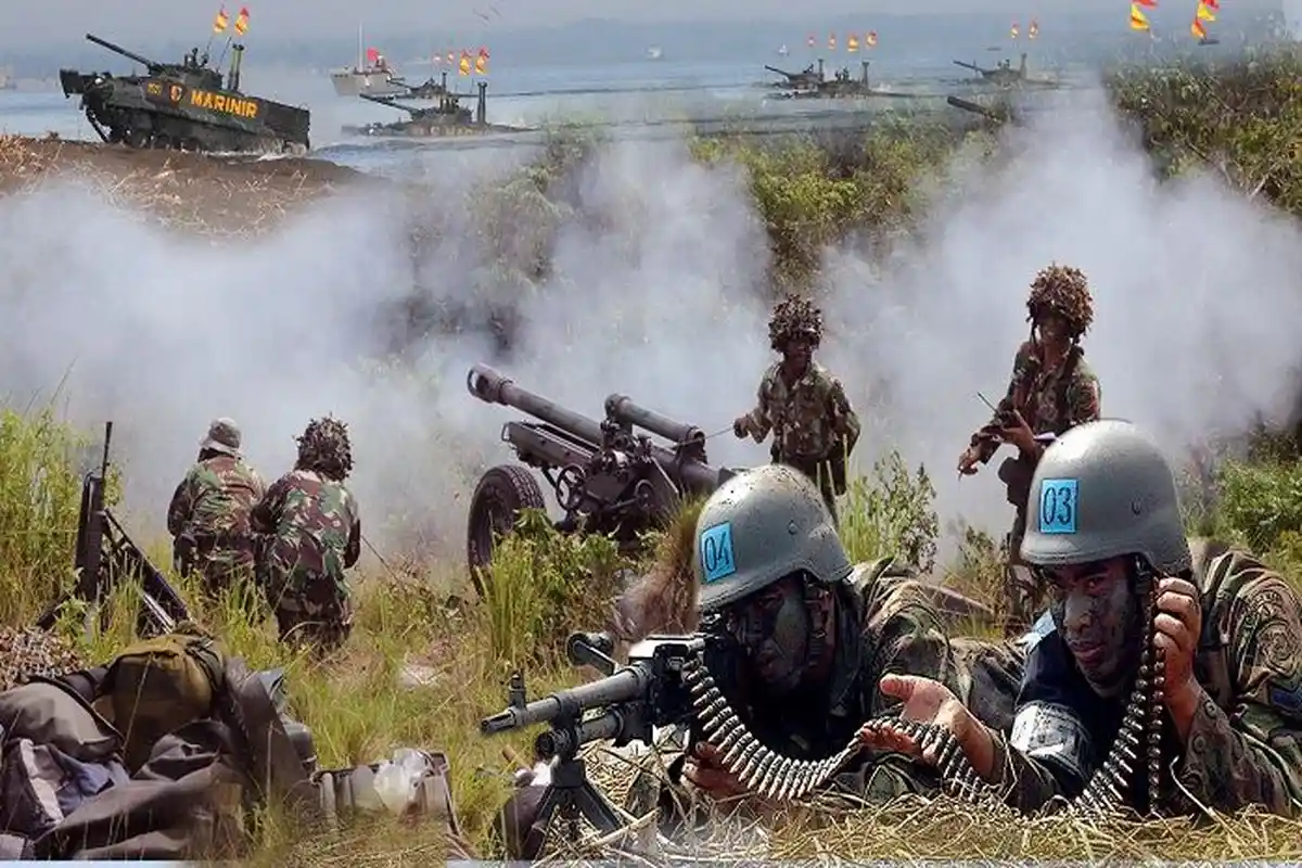 Brutal Latihan Calon Marinir TNI, Bangun Subuh dengan Rentetan AK 47 dan Ledakan Granat