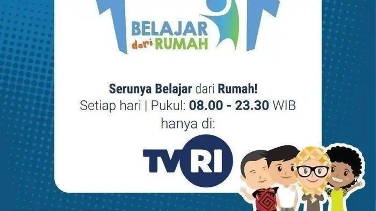 LIVE STREAMING TVRI Belajar dari Rumah Hari Ini, Link Live Streaming Lengkap dengan Soal dan Jawaban