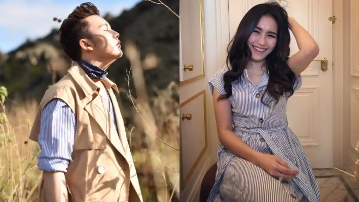 Foto bareng Ayu Ting Ting, Penampilan Member Smash Sekaligus Desainer Muda Ini Bikin Pangling