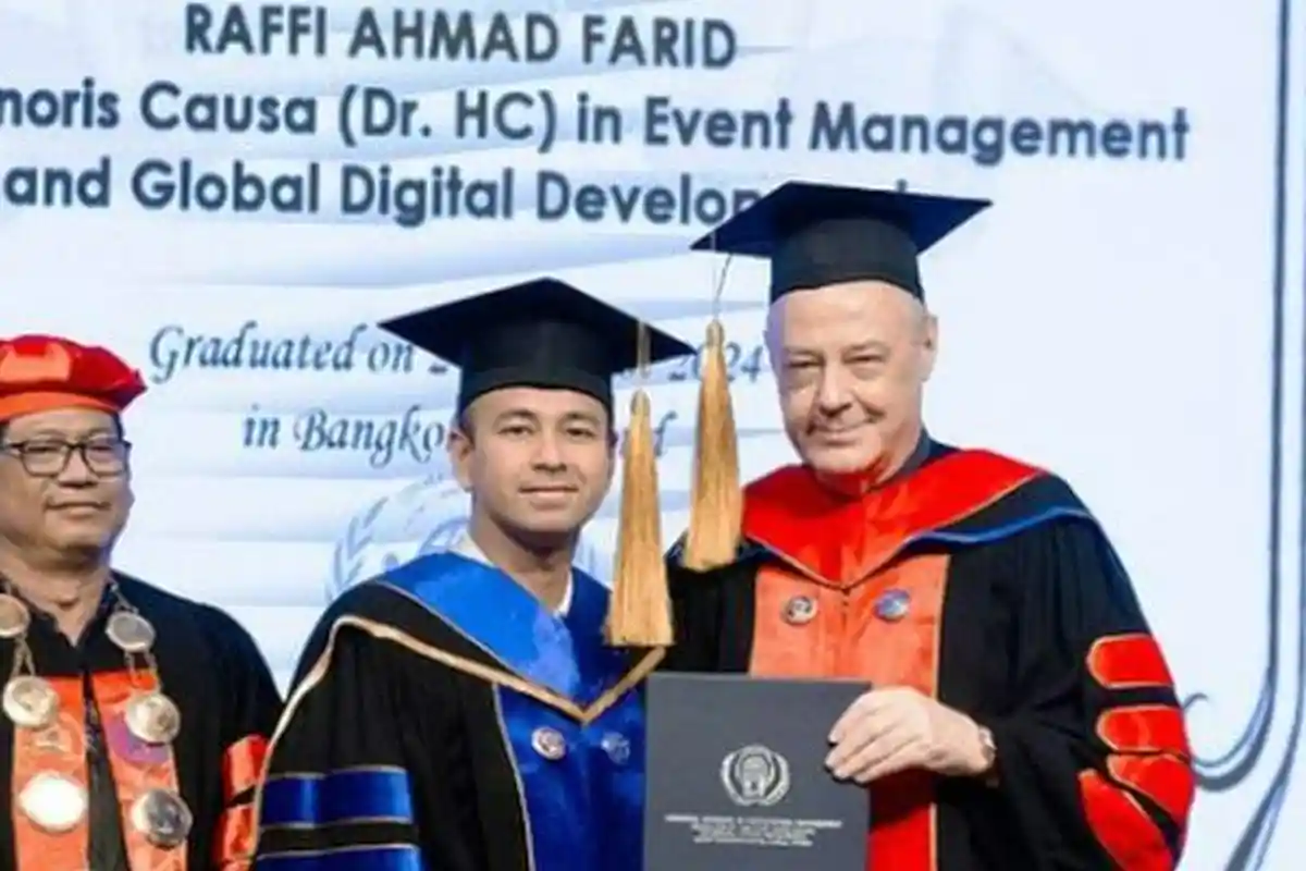 Gelar Doktor Kehormatan Raffi Ahmad dari Kampus di Thailand Tidak Sah, Ini Penjelasan Kemendikbud