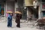 Kehidupan Warga Gaza di Tengah Gempuran Israel