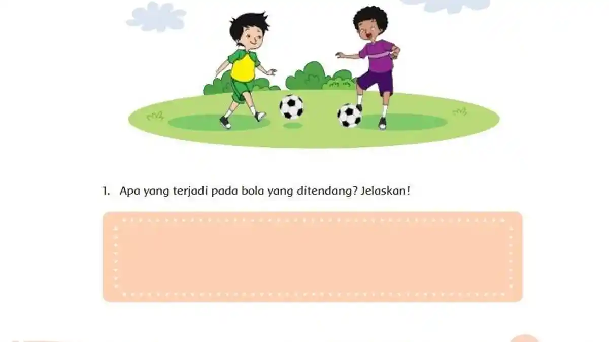 Kunci Jawaban Tema 8 Kelas 4 Halaman 65 66 Kurikulum 2013: Menendang dan Menghentikan Bola