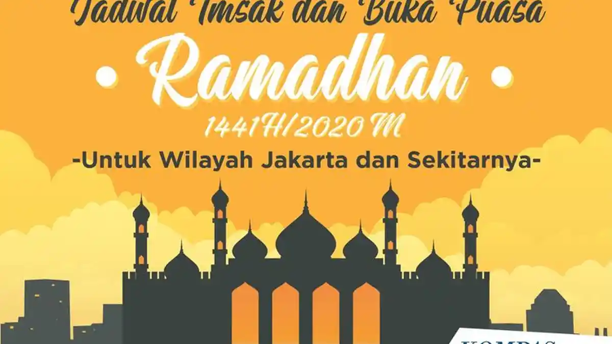 Jadwal Imsak Hari ke-7 Ramadan 1441 H di DKI Jakarta, Depok dan Sekitarnya Kamis 30 April 2020