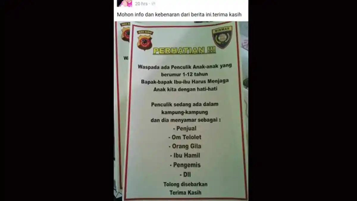 Polisi di Sidoarjo Merespon Kabar Soal Maraknya Penculikan Anak