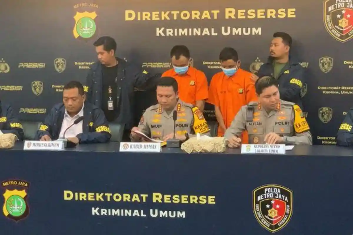 Ini Tampang Dua Pelaku Penembakan Hansip di Cakung Jaktim, Ternyata Baru Keluar dari Penjara