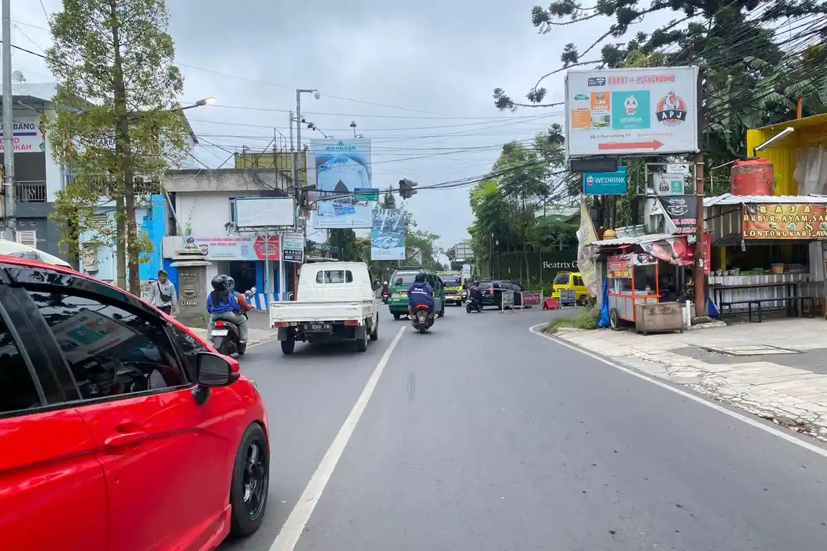 Jalanan di Lembang Sepi di Momen Libur Imlek 2025, Polisi Bilang karena Arus Balik Sudah Dimulai