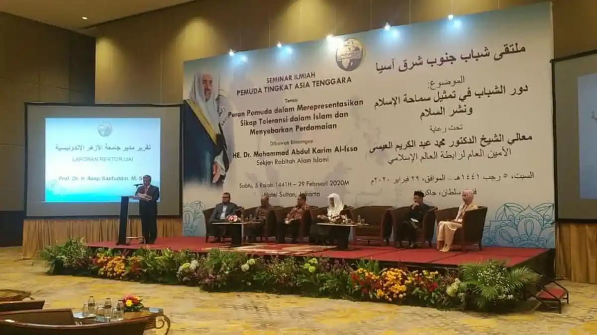 Sekjen Rabithah Alam Islami Ajak Pemuda Islam Terus Gaungkan Perdamaian dan Toleransi