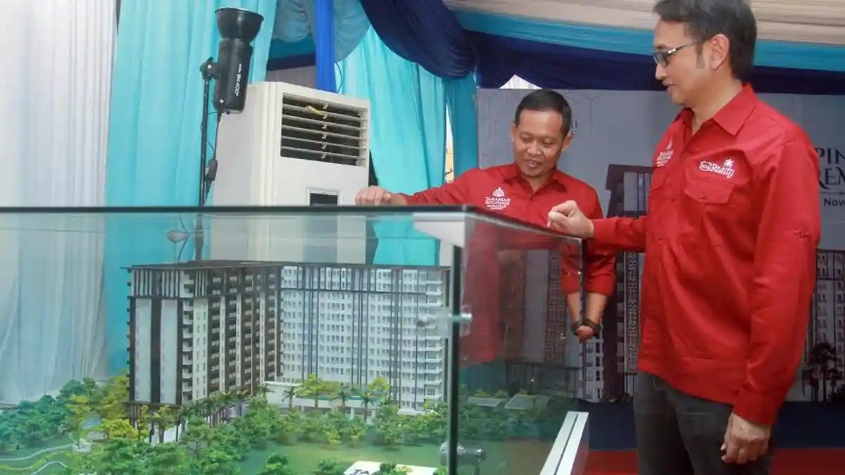 Motif Lontara dan Kapal Pinisi di Apartment Tamansari Skylounge Makassar
