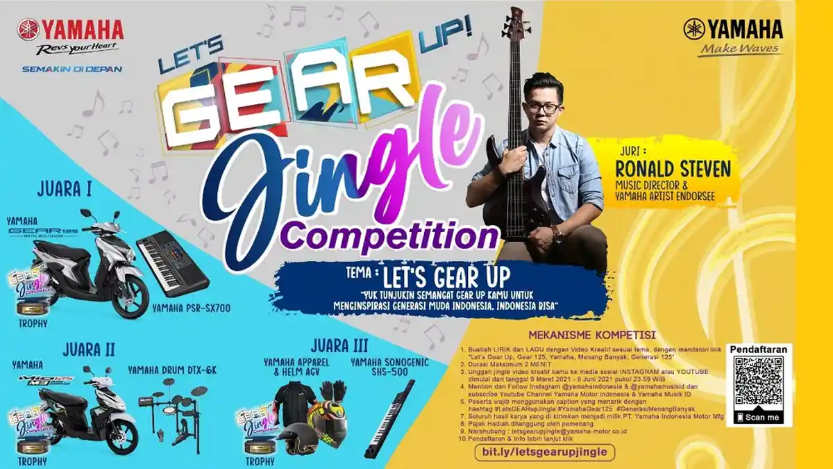 Lets GEAR Up Jingle Competition, Tuangkan Inspirasi Menjadi Prestasi
