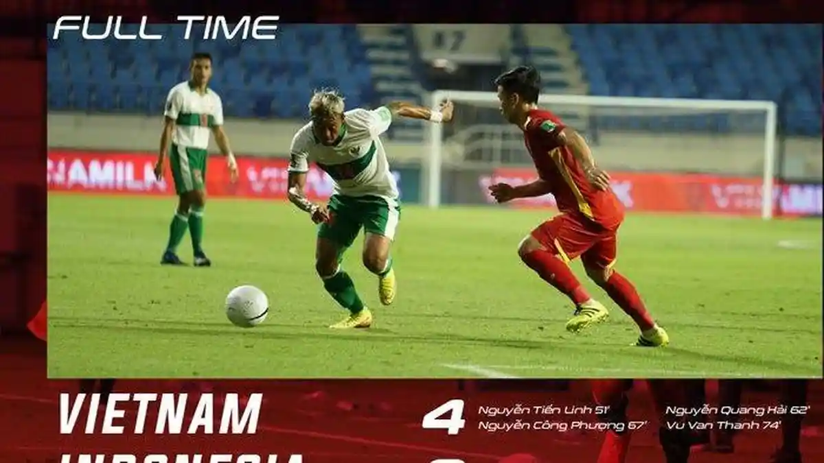 Hasil Timnas Indonesia vs Vietnam, Misi Gagal Total, Tim Garuda Babak Belur