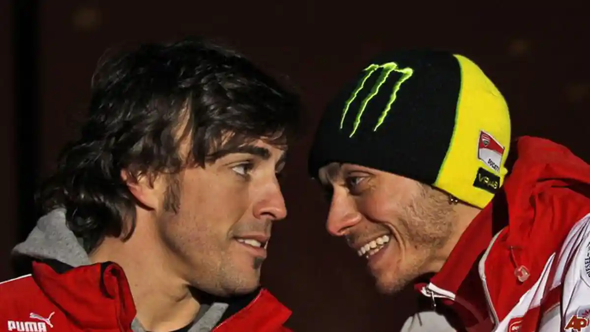 Ferrari Duetkan Fernando Alonso dan Valentino Rossi di Balap LeMans?