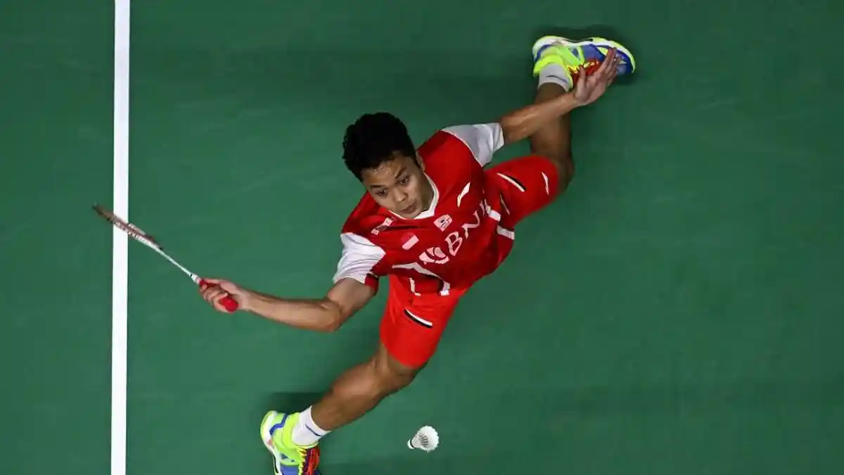 Skor Badminton Online Indonesia Vs Thailand ,Live Update Score Anthony Ginting Vs Kunvalut Vitidsarn