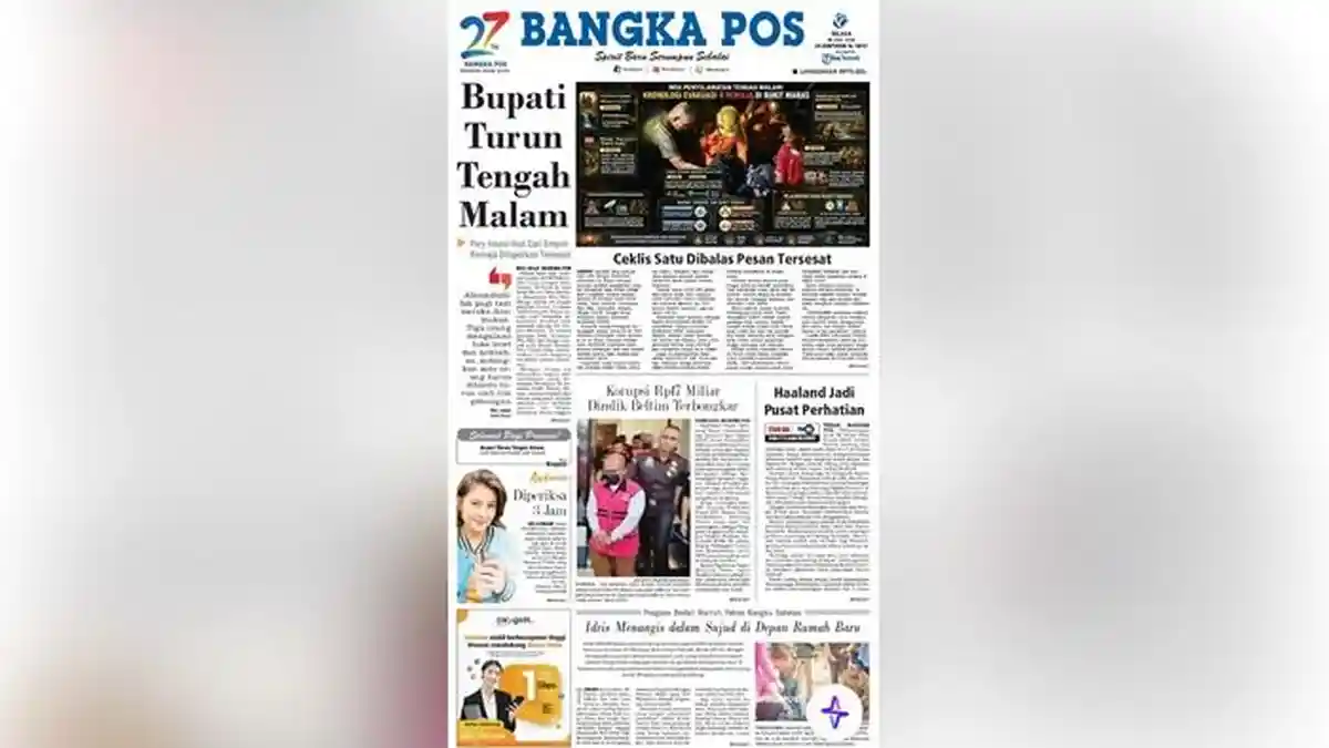 Bupati Turun Tengah Malam, Fery Insani Ikut Cari Empat Remaja Dilaporkan Tersesat - Bangkapos.com