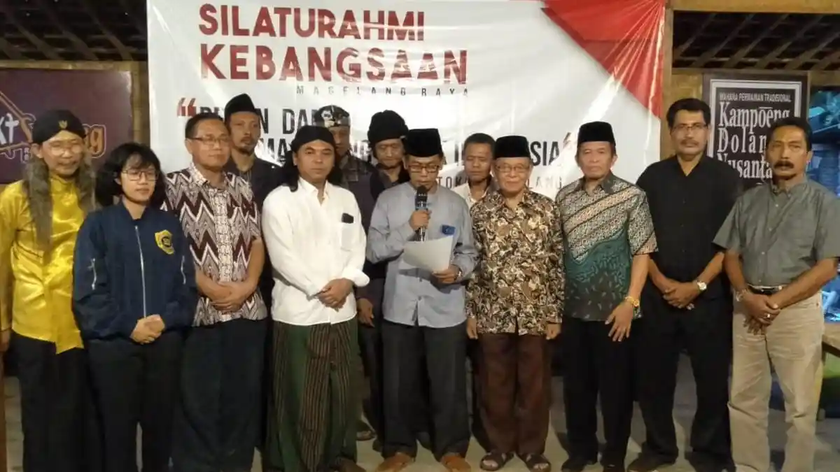 Belasan Tokoh Masyarakat di Magelang Serukan Pemilu Damai 2024