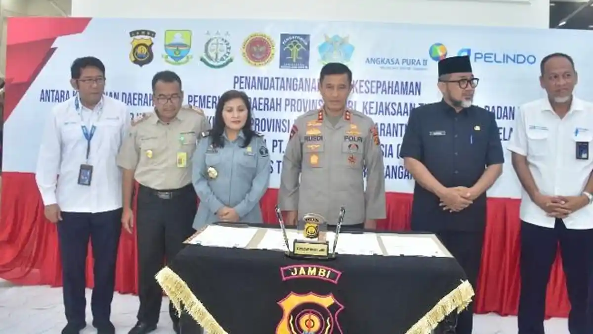 Kapolda Jambi Bersama Pemprov Jambi dan Instansi Terkait Sepakat Berantas TPPO