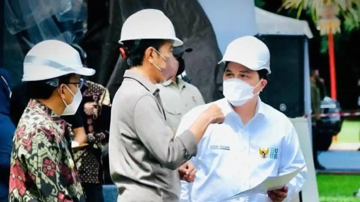 Erick Thohir Orang Kepercayaan Jokowi Jauh Sebelum Jadi Menteri
