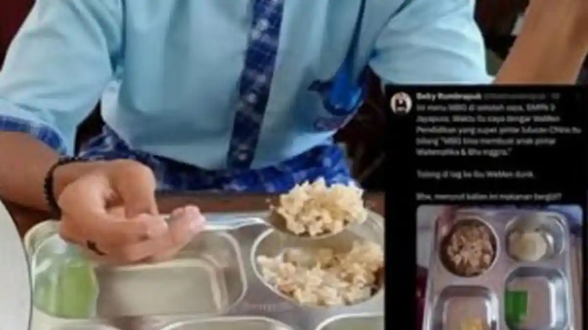 Inilah Menu MBG Papua Jadi Sorotan, Netizen Murka