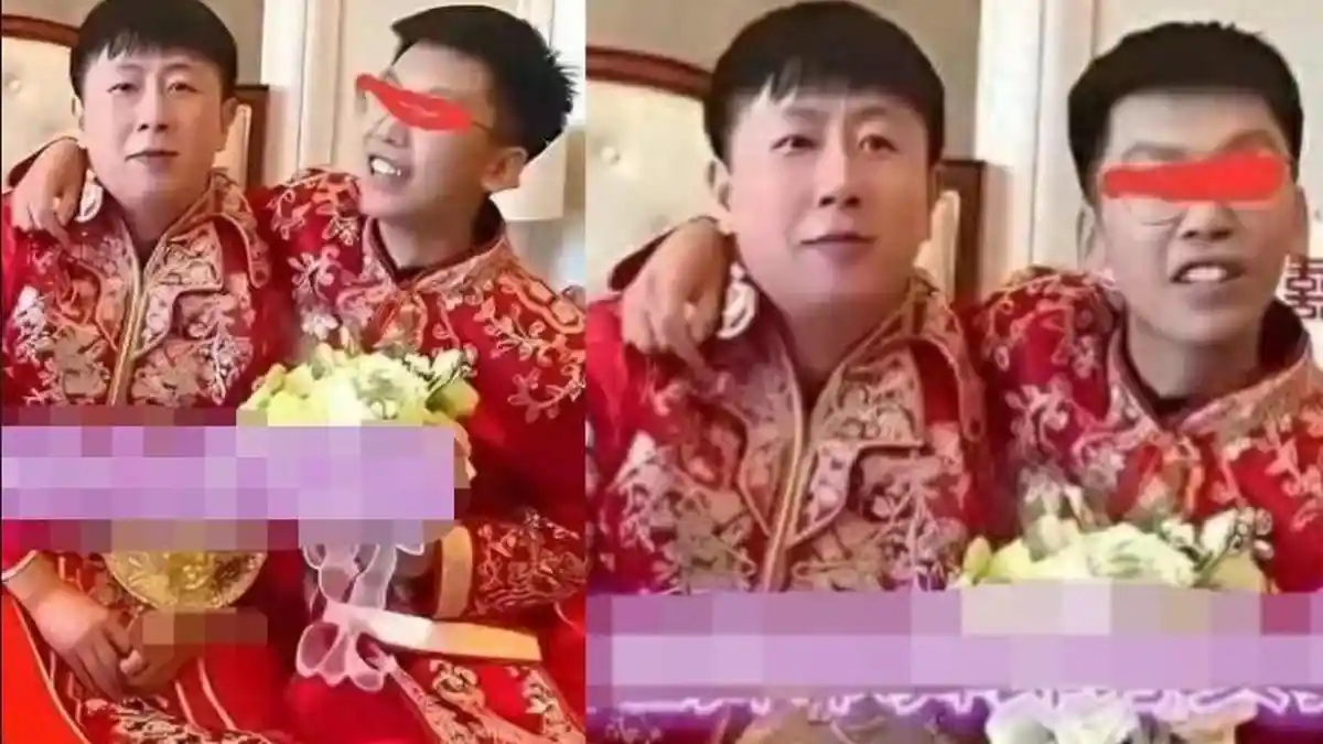 Viral Pernikahan Pasangan Pengantin Dikira Sesama Jenis, Penampilan Mempelai Wanita Mirip Pria