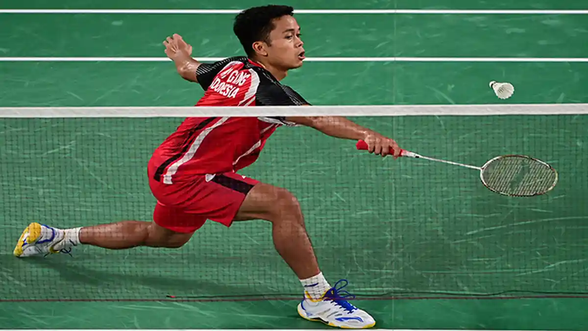 LINK LIVE Hasil Anthony Ginting Vs Antonsen Badminton Olimpiade Tokyo, Streaming TVRI Indosiar Video