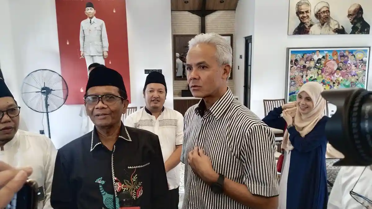 Ganjar-Mahfud Lebaran Bersama: Silaturahmi, Tidak Bicarakan Politik