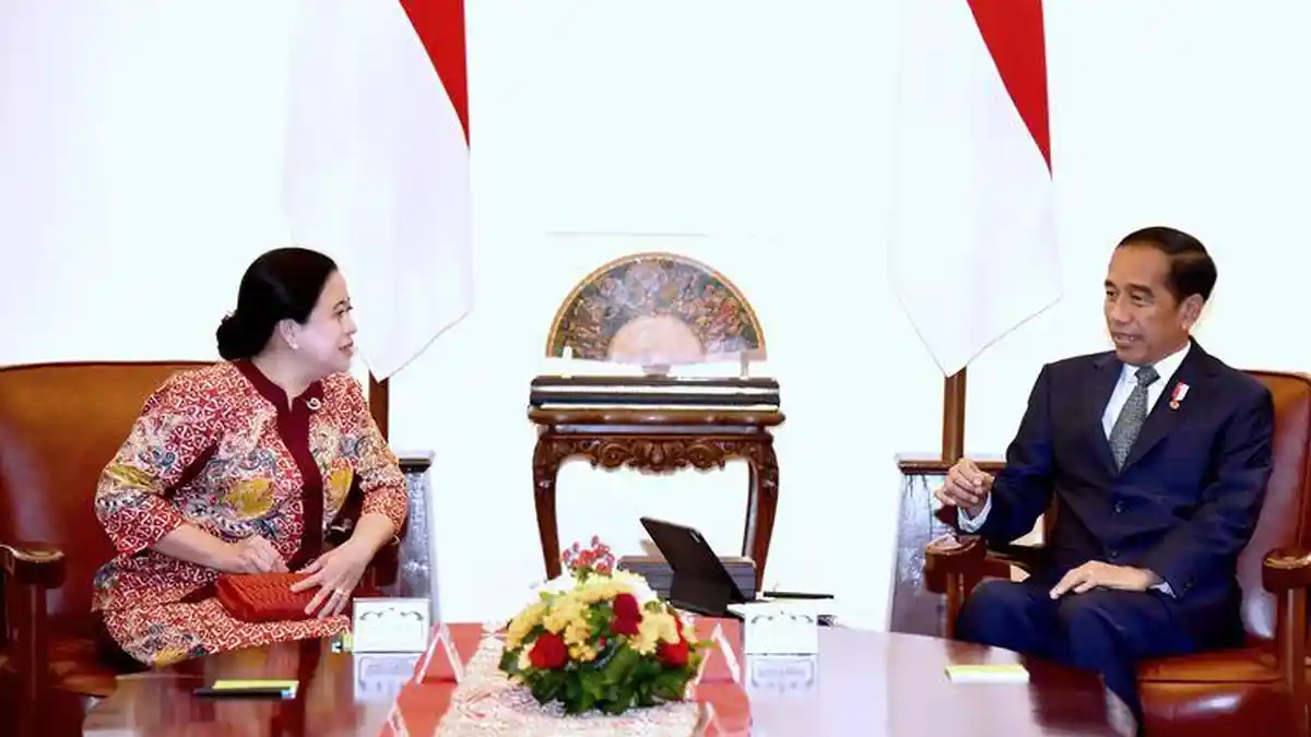 MOMEN Puan & Jokowi Bertemu Setelah Gibran Jadi Cawapres Prabowo, Anak Megawati: Gak Ada Huru-hara